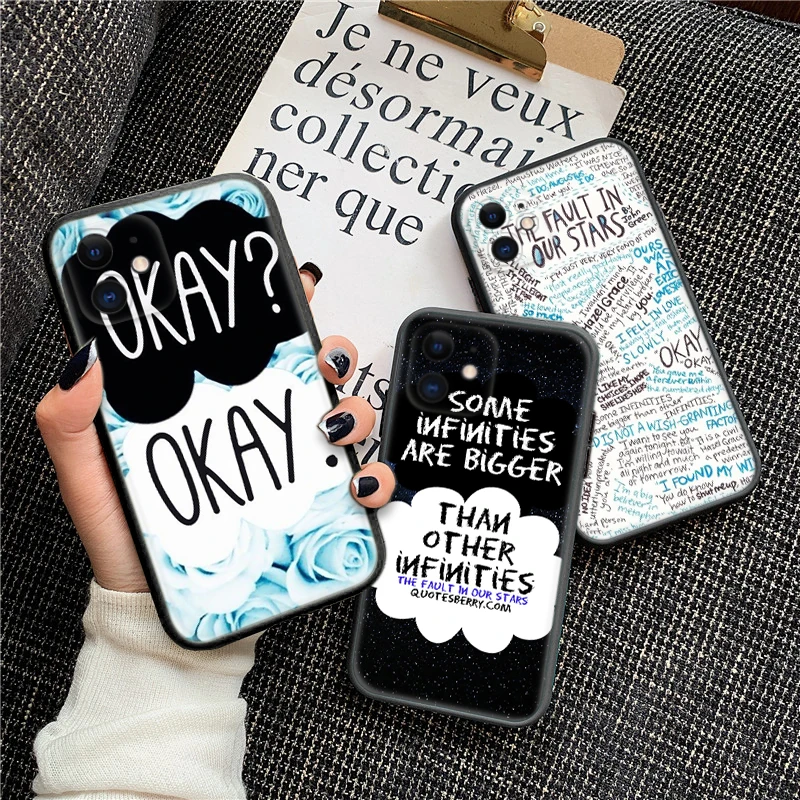 Неисправность в наших звездах подходит мягкий силиконовый чехол для телефона