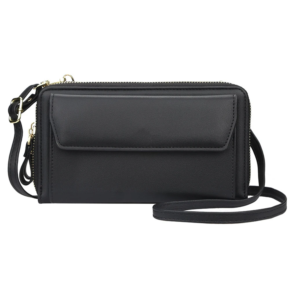 

Женский Длинный кошелек из ПУ кожи, с молнией