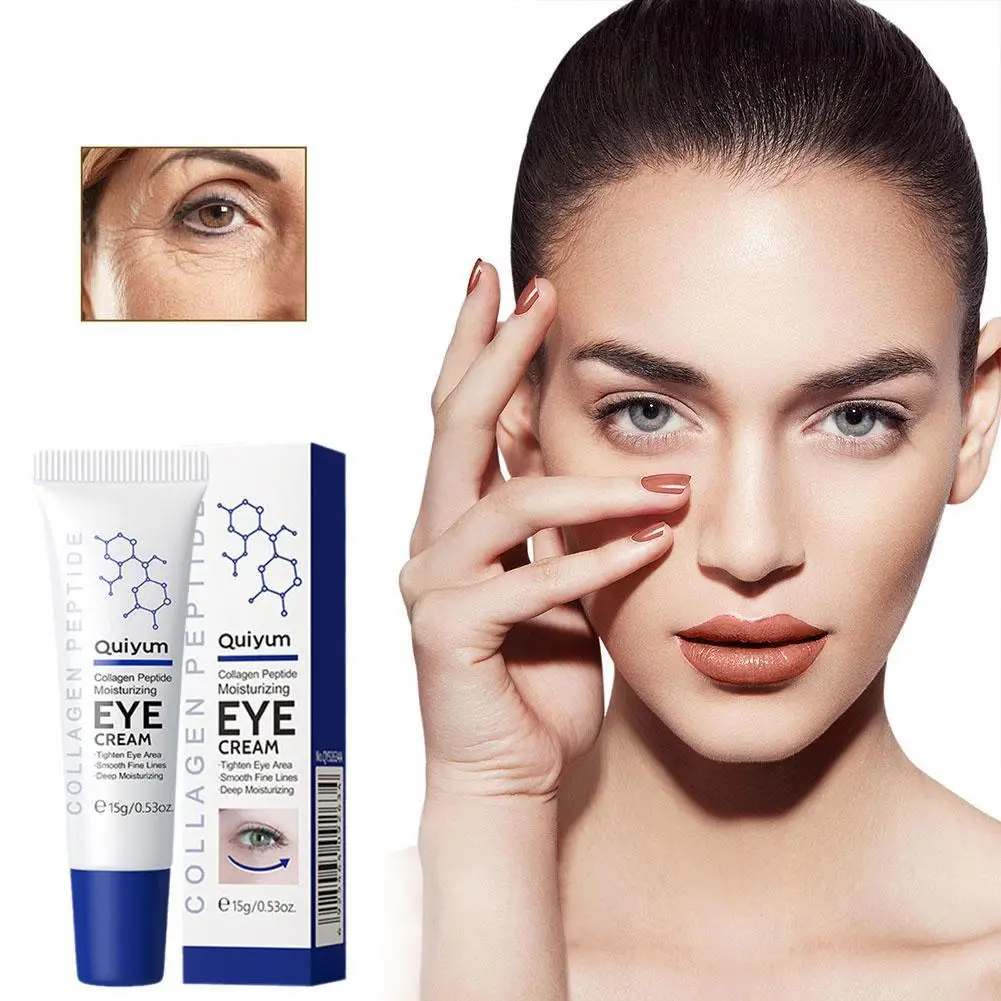 

15g Anti-aging Collagen Eye Cream Anti Dark Circles Eye Bags Anti-wrinkles Moisturizing Skincare Eyes Cream Skin Care For Eyes