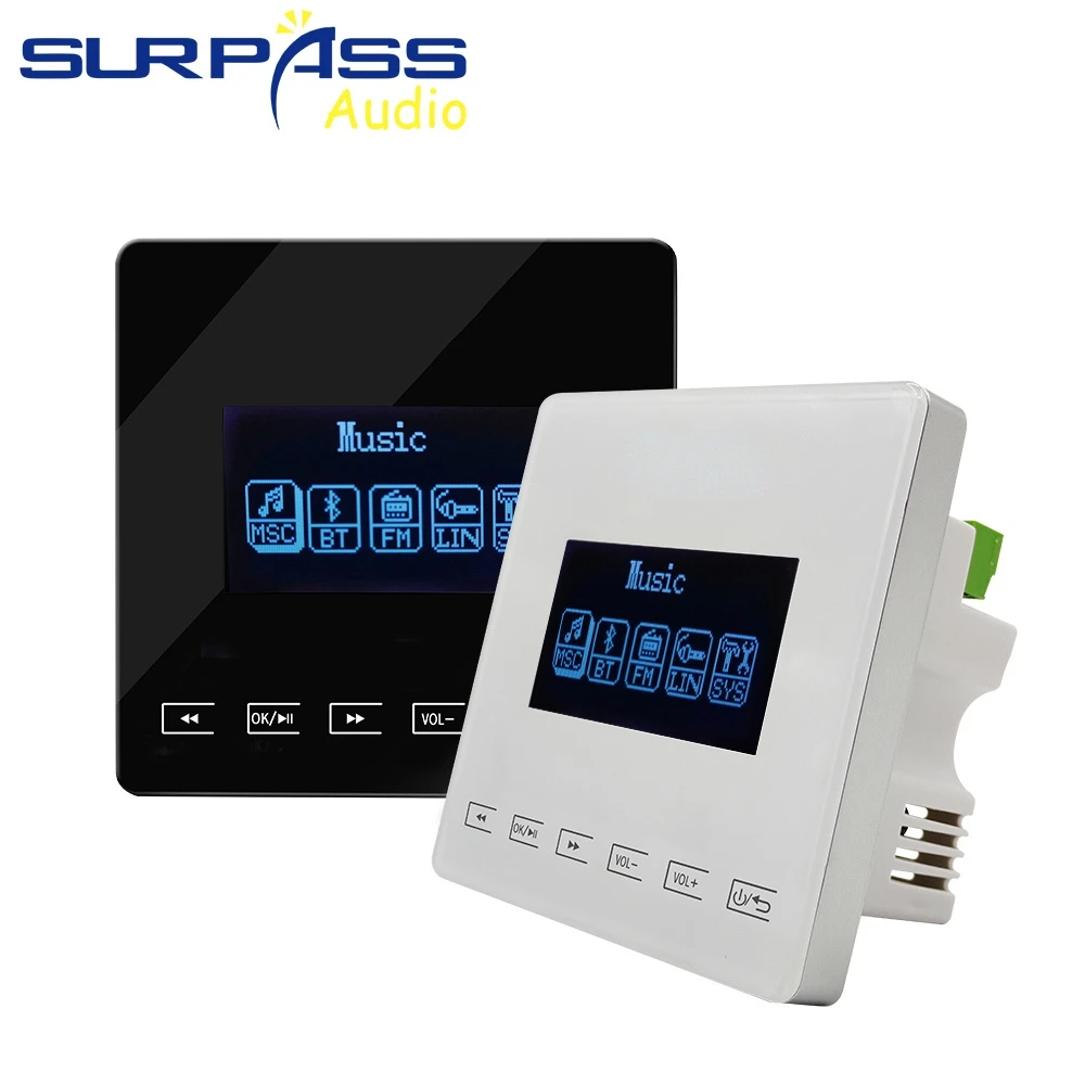 Настенный Bluetooth-усилитель бытовая аудиосистема сенсорный ключ фоновый