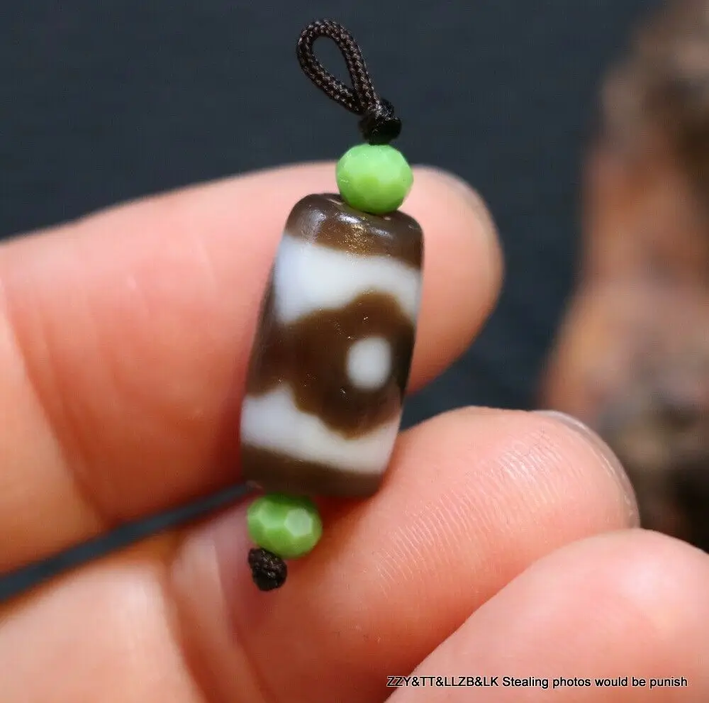 Уникальный коллекционные тибетские Старый Агат жирная патина оранжевый