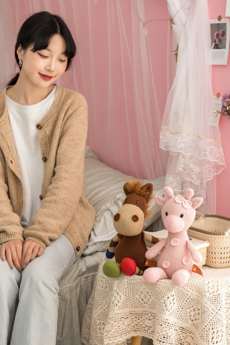 Новинка хлопковый мишка тедди мягкие шерстяные плюшевые игрушки с животными на