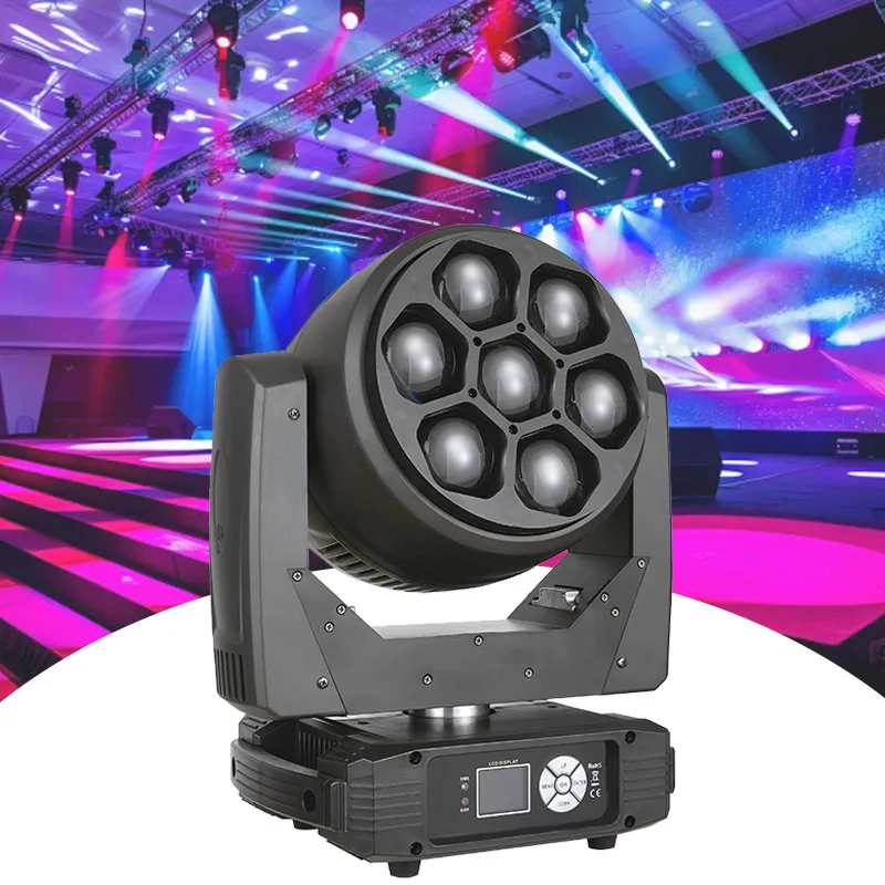 Мини 7x40W Bee Eye Zoom Светоизлучающий диод Мобильные фары Концертные DJ сценические огни (art.: 3920ced076bcb) - 3920ced076bcb
