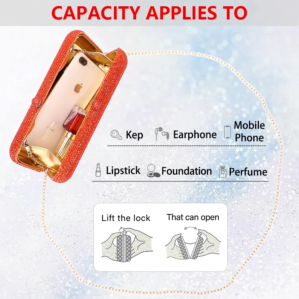 2024 роскошные брендовые женские сумки для свадебной вечеринки рождественский