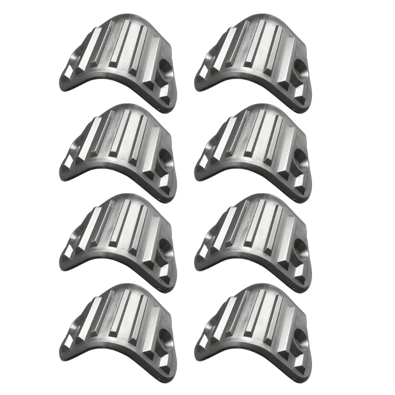 

8Pcs Black Plastic Guitar AMP Speaker Cabinet Corner Protector Recplacement Amplifier Rounded Right Angle Guard Wrap DXAC