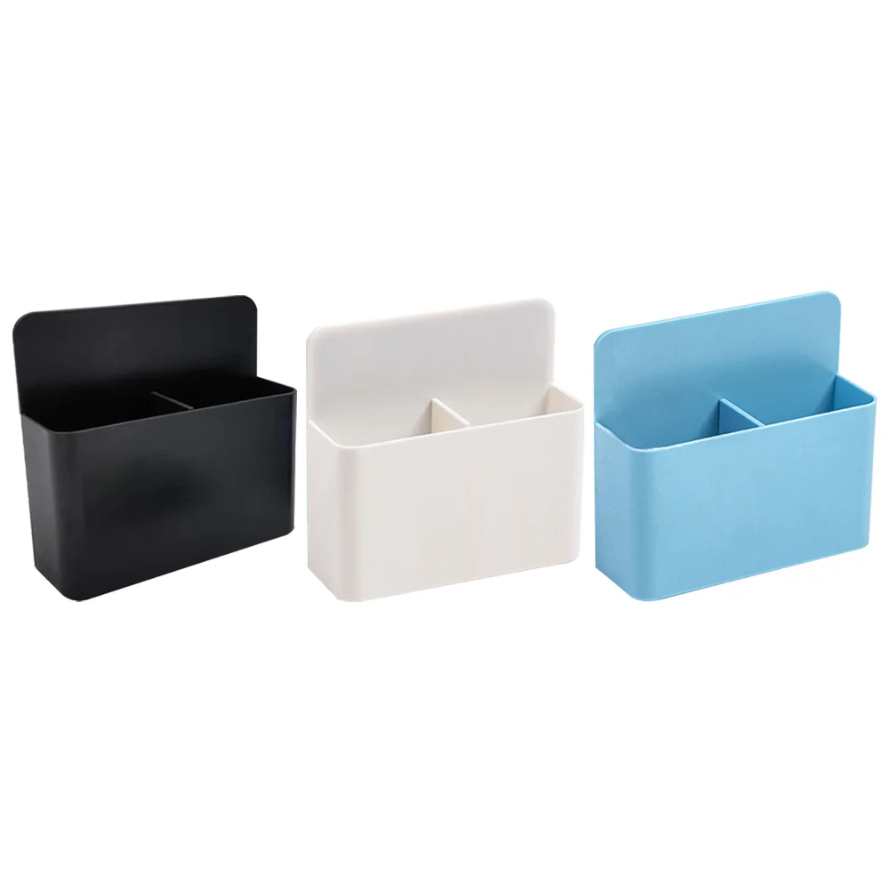 

3 Pcs Whiteboard Storage Box Magnetic Marker Organizer Pen Cases Whiteboards Plastic Dry Erase Holders Child Pens