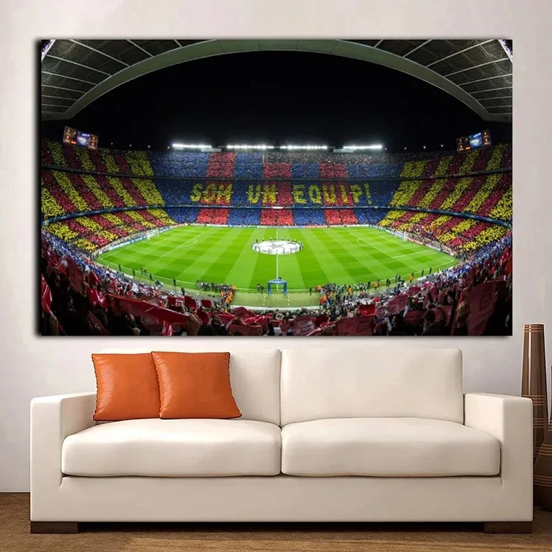 Печать на холсте &quotСтадион Сантьяго Бернабеу&quot