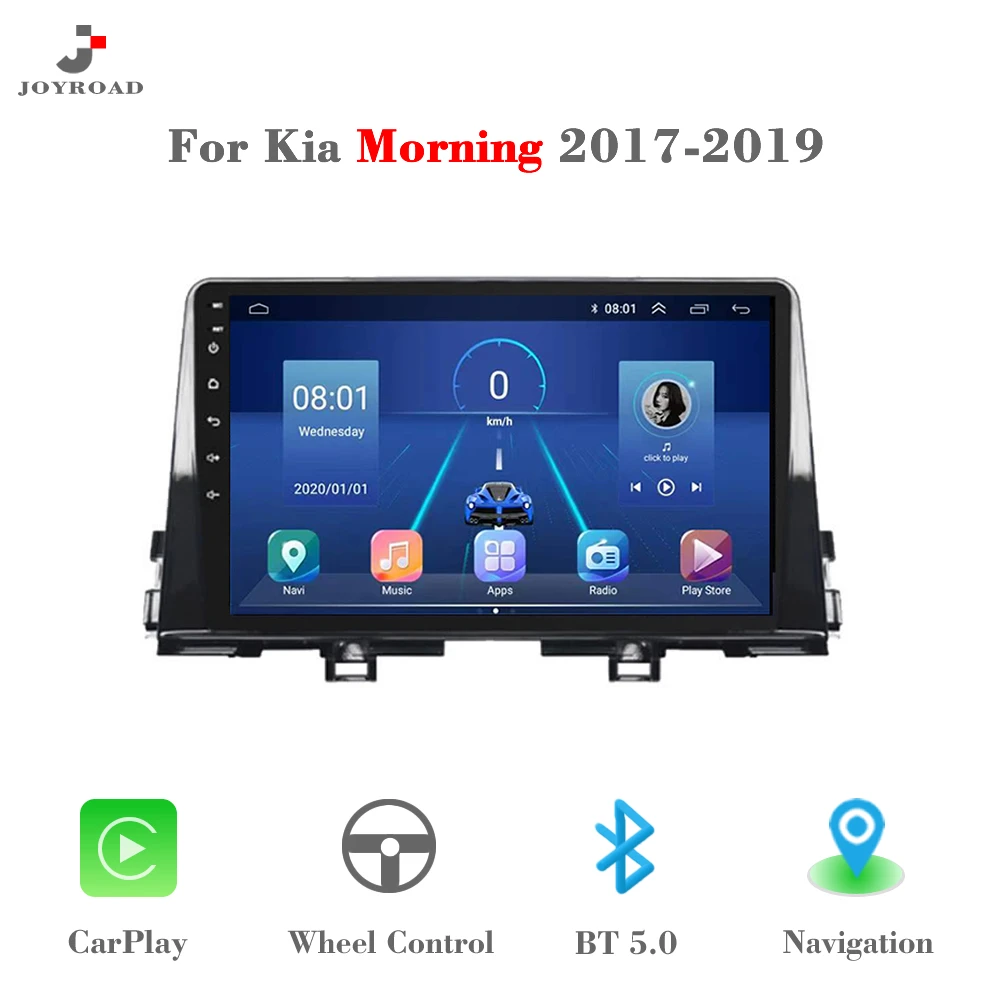 

Автомагнитола 9 ", мультимедийная стерео-система на Android, с Gps, для Kia Picanto Rio Morning 2011-2019, Carplay, DSP, типоразмер 2 Din
