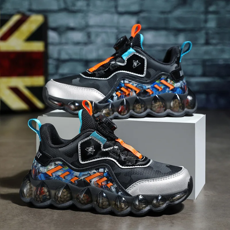 Children's Waterproof Sports Shoes Girls' Running Shoes Leather Shoes 2022 big Sizes 31-39 Boys' and Girls' Casual Shoes