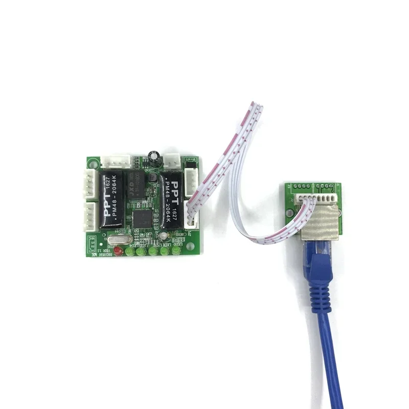 Дизайн мини-модуля печатная плата коммутатора Ethernet для модуля 10/100 Мбит/с 3/5/6/8