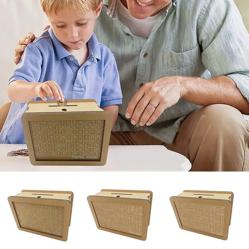 Копилка для экономии денег копилка долларов многоразовая коробка хранения с