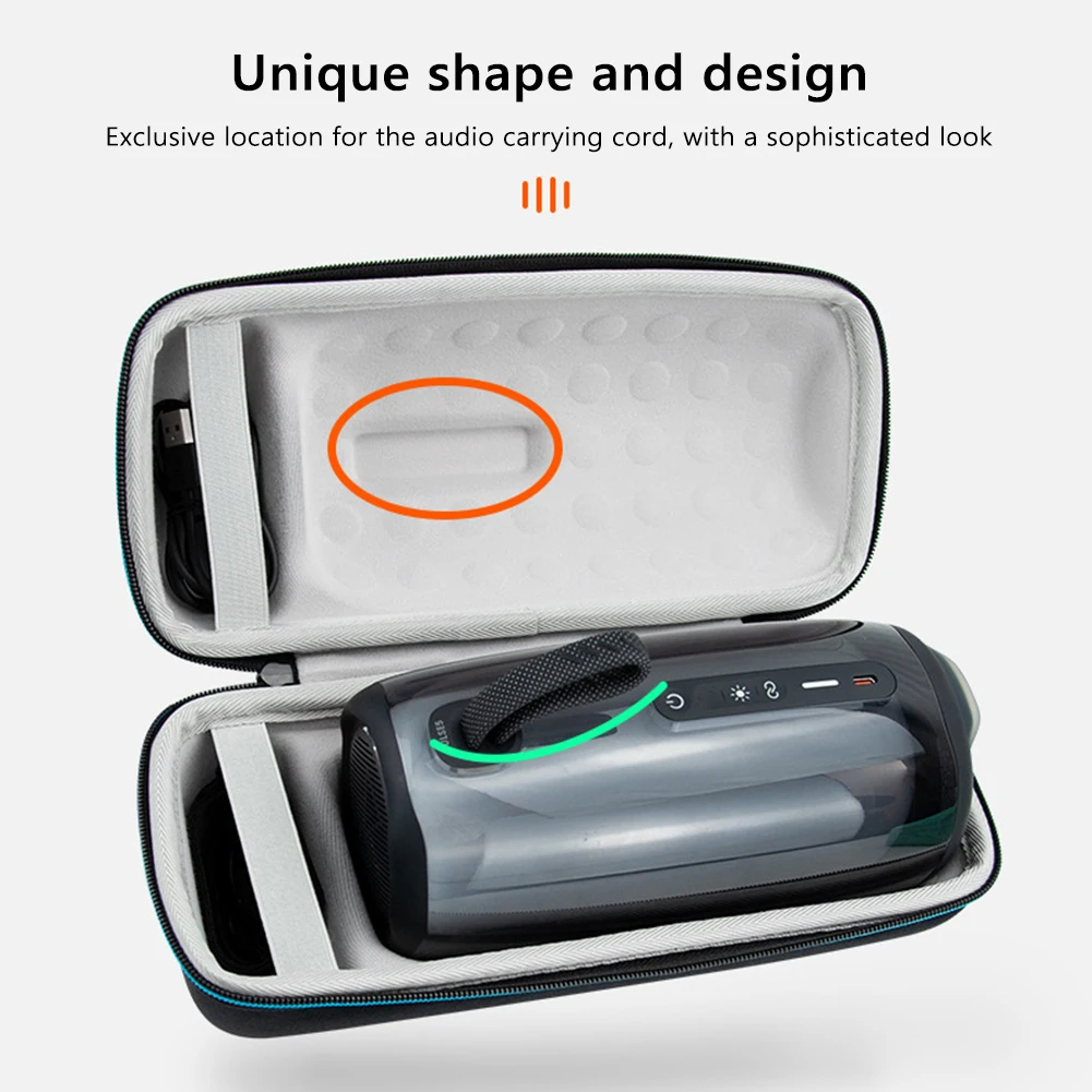 

Портативный жесткий чехол с карабином и ремешком, водонепроницаемые сумки для хранения, регулируемые сумки для хранения, противоударные су...