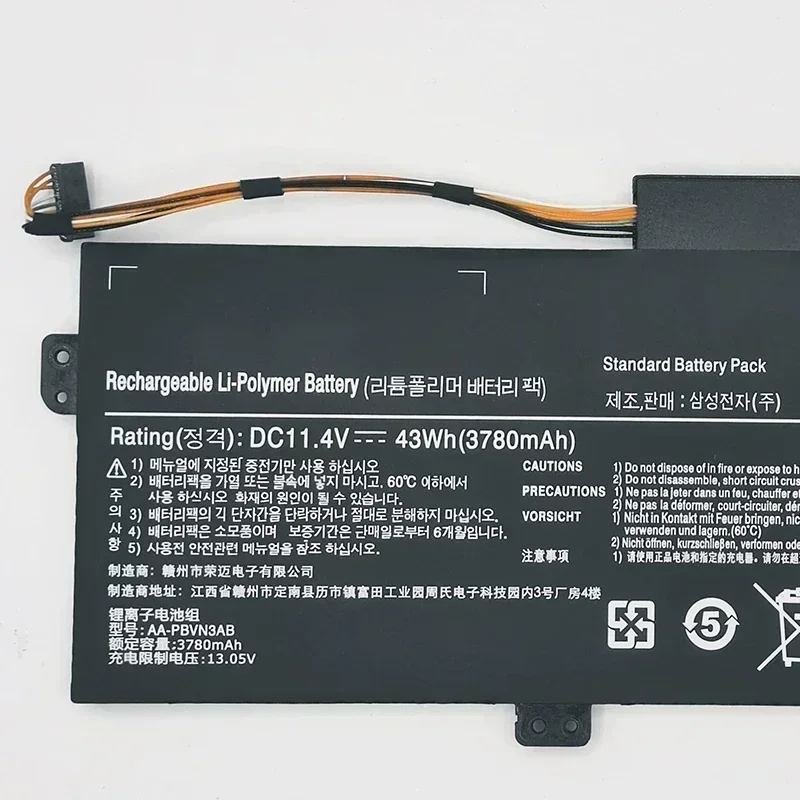 Фото Новый аккумулятор AA-PBVN3AB для ноутбука Samsung NP370R4E NP370R5E NP370R5V NP450R4E NP450R5E NP450R4V NP450R5V NP470R5E NP510R5E 43 Втч №3