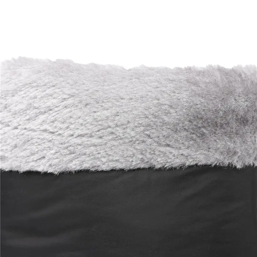 2022 Winter Women Snow Boots Platform Wedge Med Heels Round Toe Black White Down Plush Casual Travel Lady Slip-on Mid-calf Boots