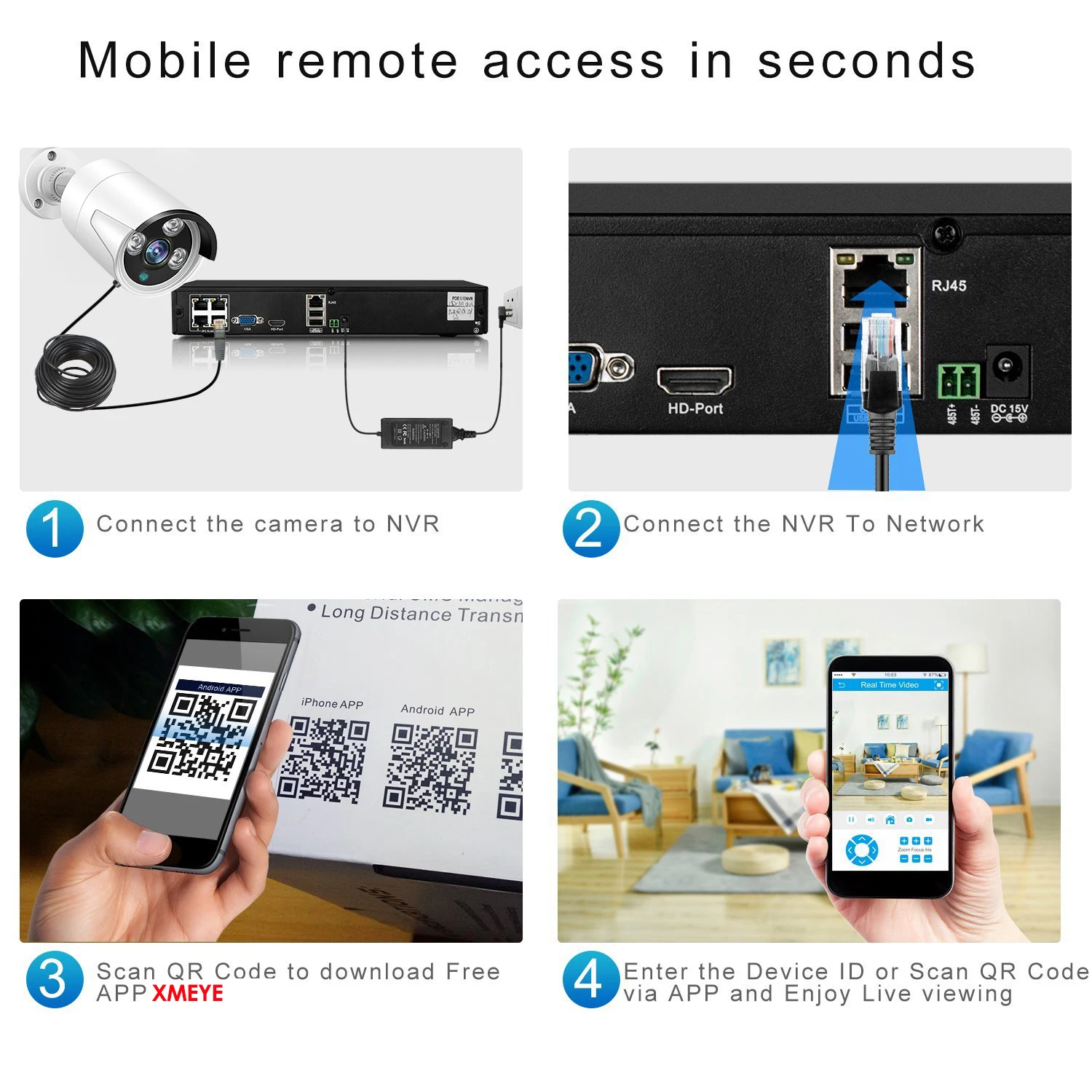 Водонепроницаемая камера видеонаблюдения 5 МП 4 3 Мп |