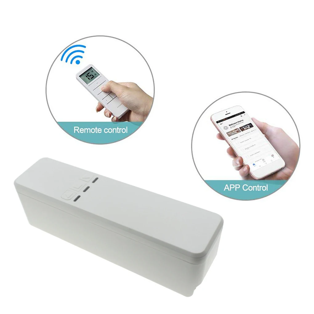 

Curtain Motor Phone APP Remote Control Blind Motor Voice Control WiFi Smart Curtain Driver UK Plug