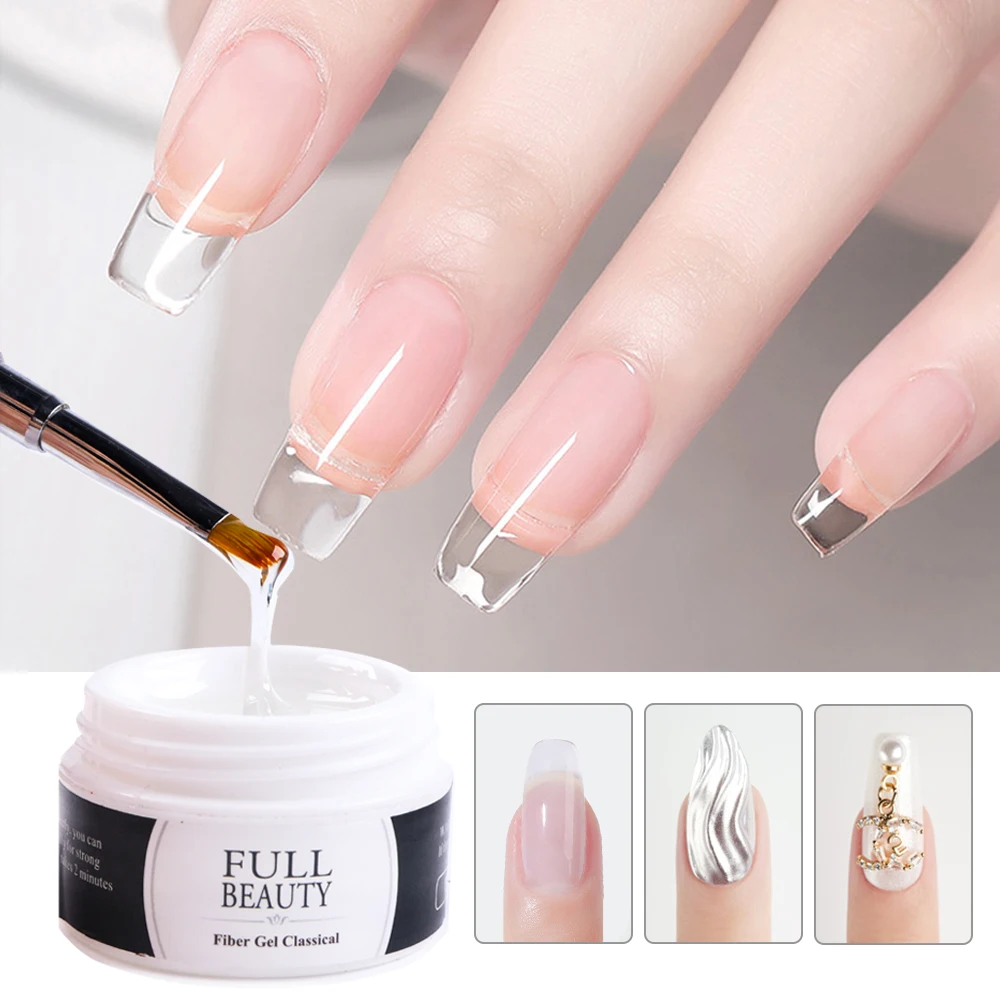 

15ml Nail Gel For Extension Nude Clear White Builder UV Gel Semipermanent Polish For Broken Nail Repair Manicure Tools LY1623