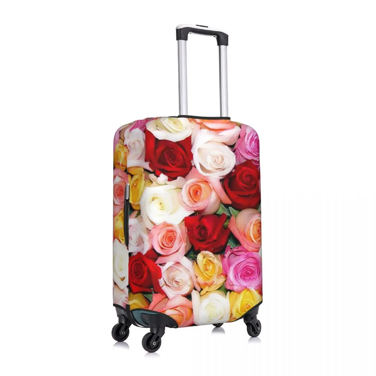 

Rose Luggage Cover Spandex Suitcase Protector Fits 19-21 Inch