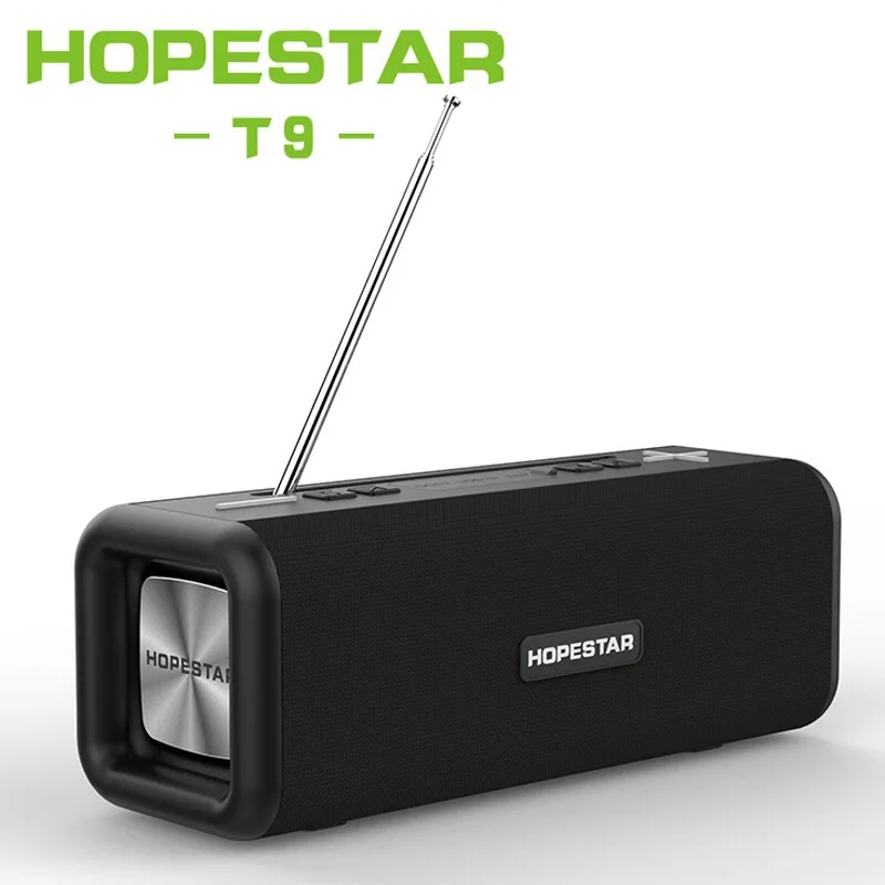 

HOPESTAR-T9 Водонепроницаемая звуковая панель, Беспроводная bluetooth-колонка, внешний сабвуфер, стерео, внешняя антенна, TWS/FM-радио/TF