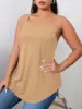 Plus Size Camis for Woman Camisole Large Big Size Tank Top Female Sleeeless Blouses V Neck Solid Casual Tee 6