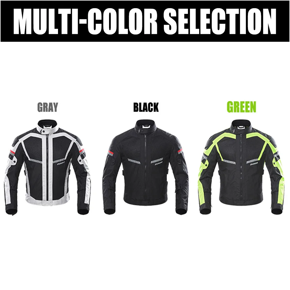 Мотоциклетная куртка сетчатая дышащая моторная для мужчин встроенная защита CE