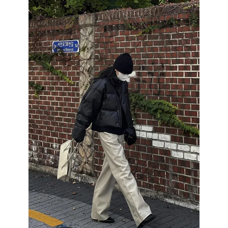 Женская винтажная повседневная модная мотоциклетная парка в стиле хип-хоп