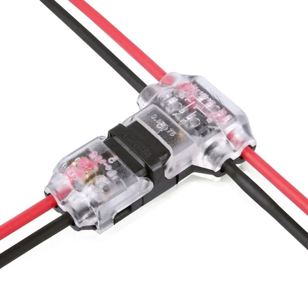

2 Pin 2 Way Universal Pluggable Safe With Lever Stripping Connector Cable Clamp Conductor Terminal Block Wire Wiring Connector
