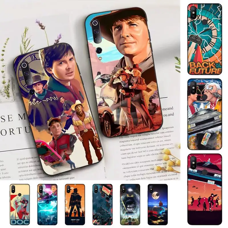 

Movie back to the future Phone Case For Xiaomi Mi 5X 8 9 10 11 12 lite pro 10T PocoX3pro PocoM3 Note 10 pro lite