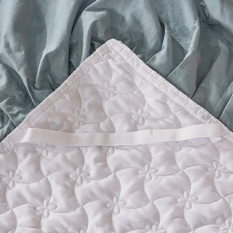 Хлопковая стеганая юбка-кровать Высококачественная кружевная простыня с