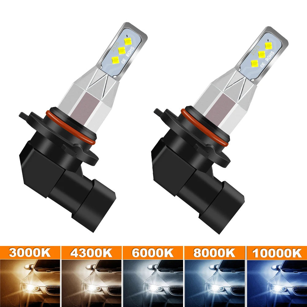 

2 шт., автомобисветодиодный светодиодные лампы H4 H7 H1 H11 H8 H9 9005 HB4 12 в 80 Вт 9006 лм