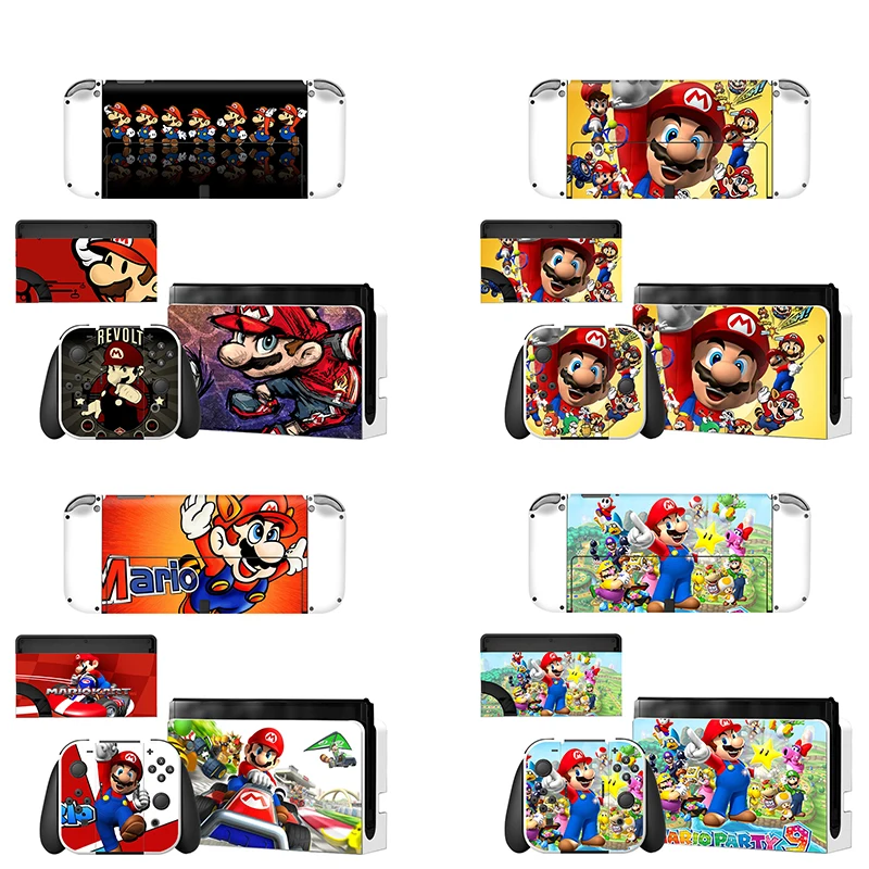Виниловая наклейка в стиле аниме Super Mario Bros для игровой приставки Nintendo Switch |