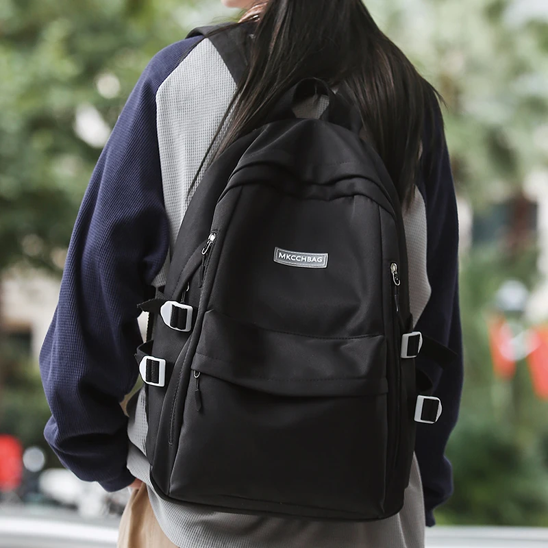 

Вместительный рюкзак для студентов, большой нейлоновый ранец унисекс для ноутбука, универсальные школьные принадлежности