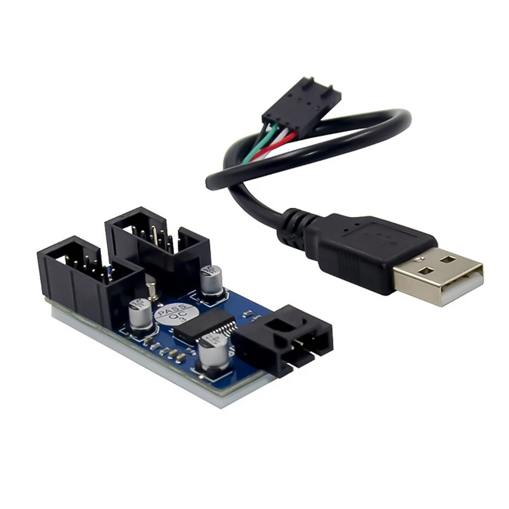 9-контактный разъем для материнской платы концентратор соединитель USB 2.0 Type-A