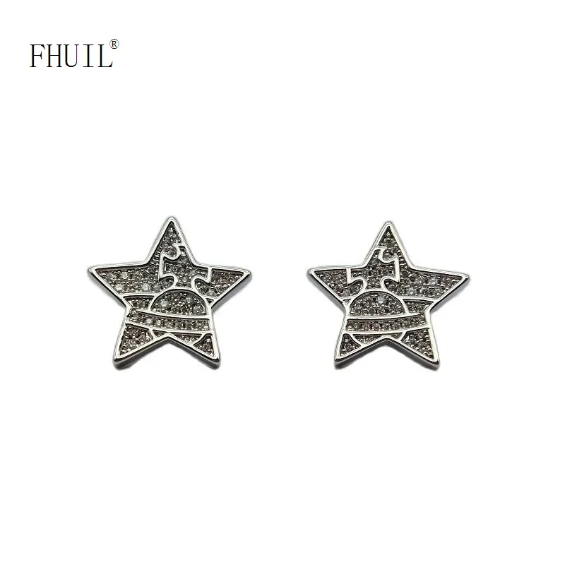 

FHUIL Star Stud Earrings 925 Silver Needle Pendientes Ear Piercing Fresh Simple Korean Ins Style Fashion Jewelry Girl Party Gift