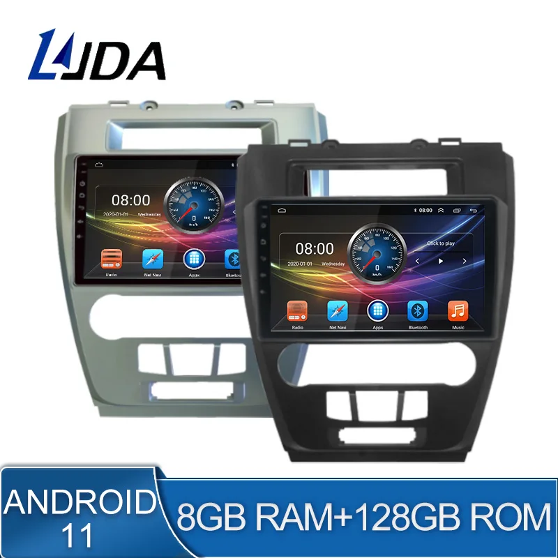 

8G+128G Android 11 Car Multimedia Player For FORD Mondeo / Fusion 2009 - 2012 GPS Navigation 2 Din Car Radio Stereo Headunit DSP