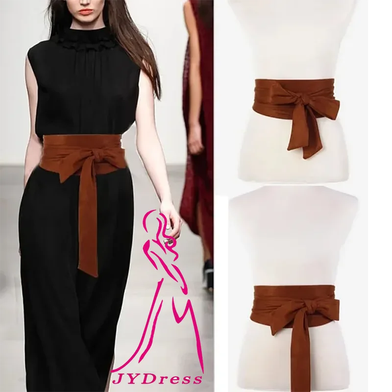 

JYDress Women's obiage suede Bustle holder bands for obi vintage girdle straps