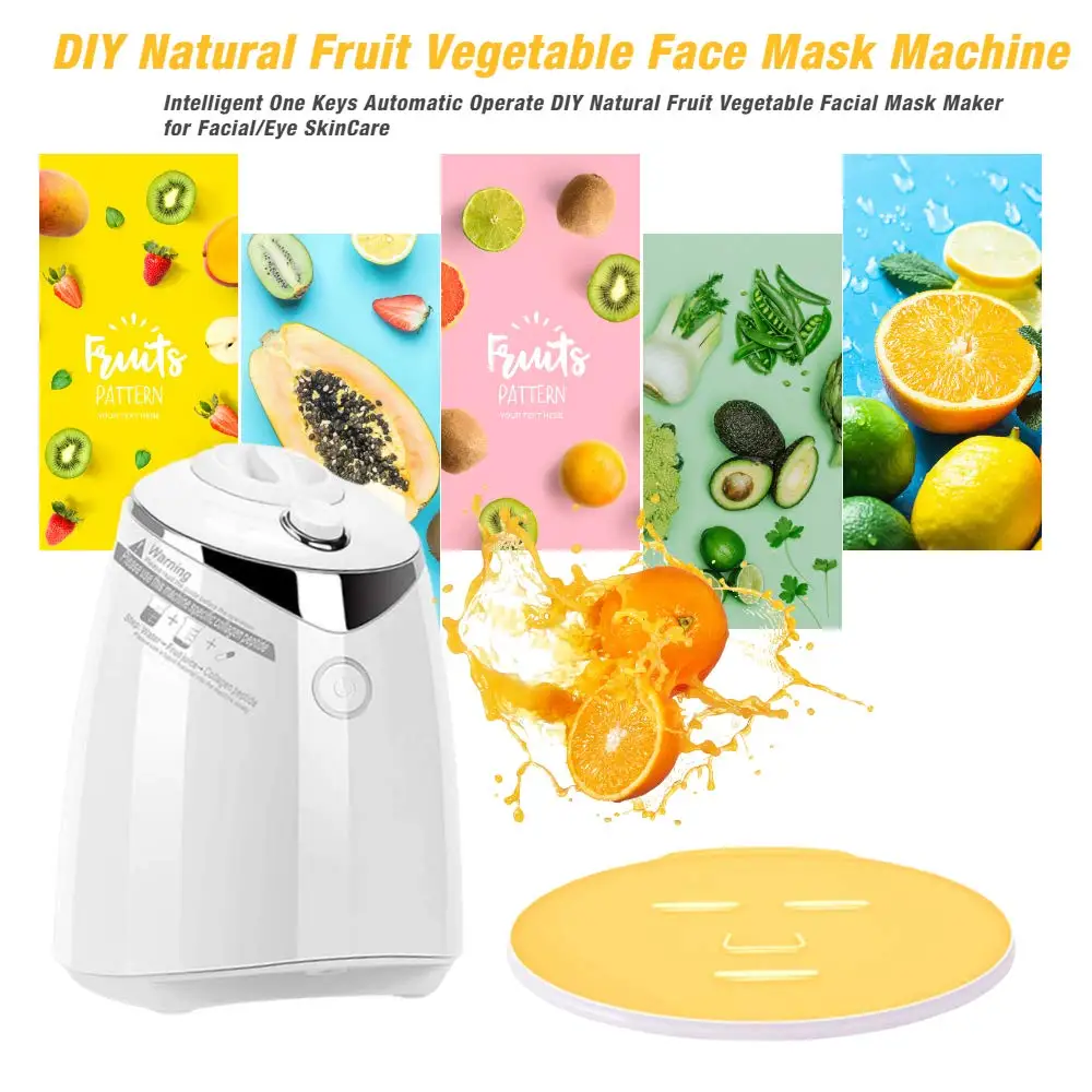 

DIY Facial Fruit Mask Maker Machine Home Use Skin Care Device Homemade Automatic Vegetable Face Mask Tools Mascaras Faciais