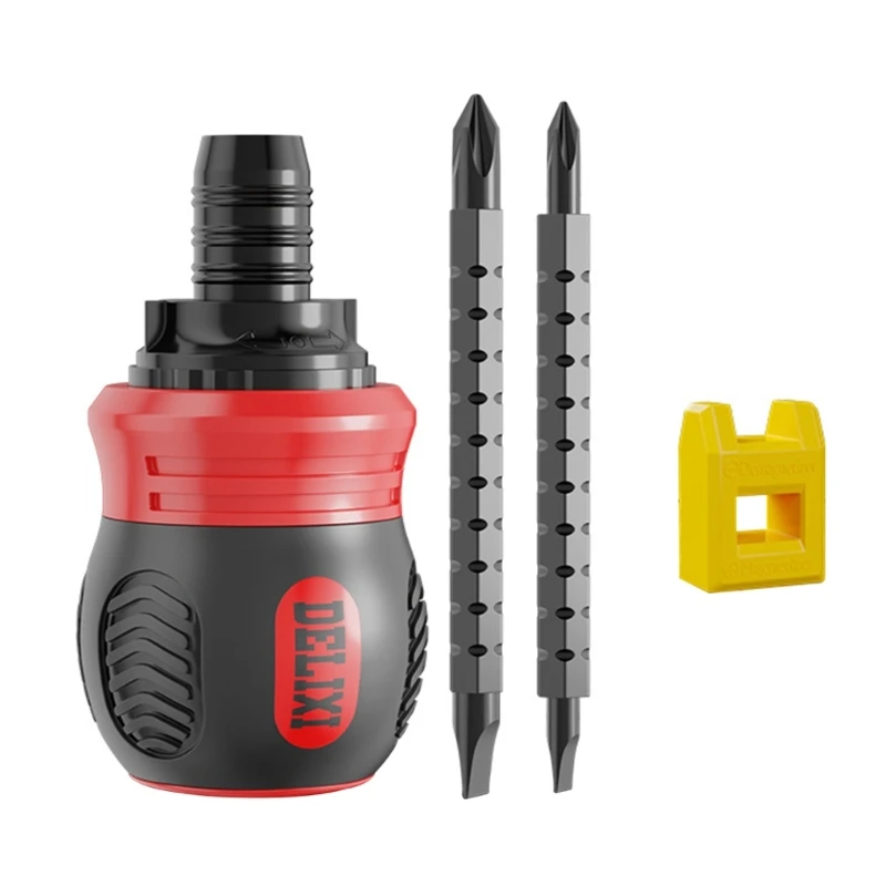 

Телескопическая двухцелевая экономичная Отвертка Ручной инструмент бытовая техника