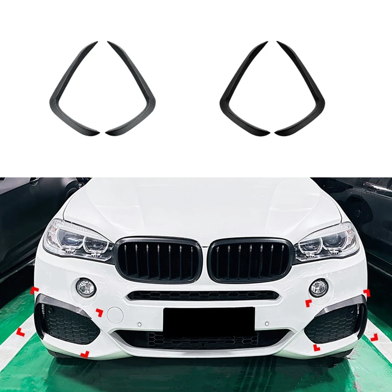 Автомобильный передний бампер боковой спойлер противотуманные фары рамы крышка