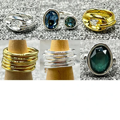

2022 new fashion stainless steel alloy plated 925 silver bead ring can be used as a female gift wholesale suitable ring