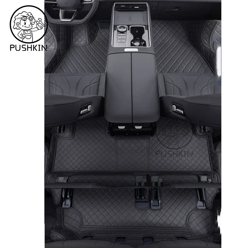 

Автомобильные коврики для Chery Tiggo 9 2025 2026 4WD из искусственной кожи, грязеотталкивающий ковер для ног, напольный чехол, авто аксессуары для интерьера