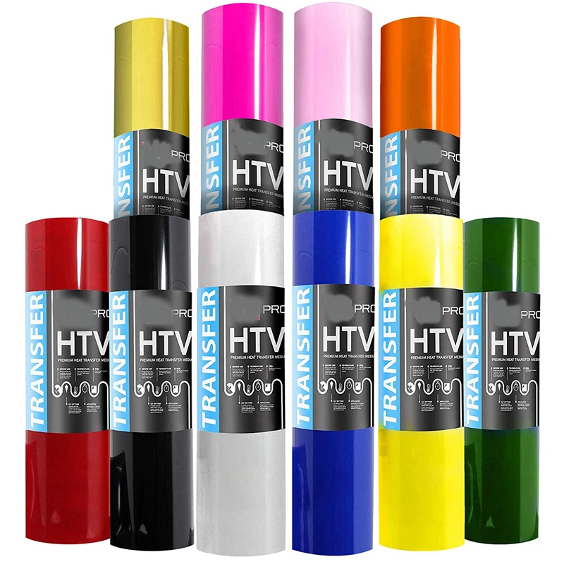 

30 см x 100 см многоцветная ПВХ теплопередающая виниловая пленка термопресс машина для футболок термопечать на HTV DIY пленка для одежды