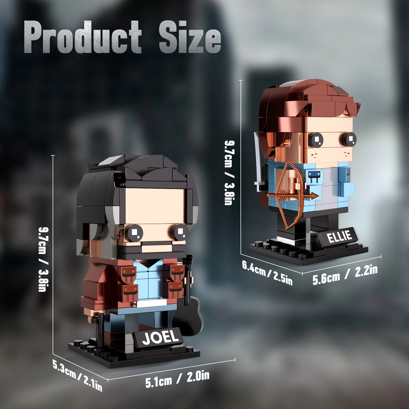 Наборы строительных блоков Lasts Survivors фигурки фильмов кирпичи Джоэл и Элли