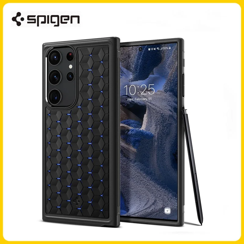 

Spigen Cryo Armor Slim Cooling Gaming Case For Samsung Galaxy S23 Ultra E-sports Game Cover Lower The Temperature Shell