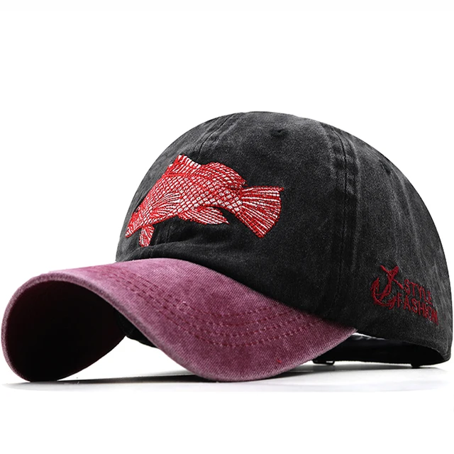 New Fish Bone Men's Baseball Cap Women 