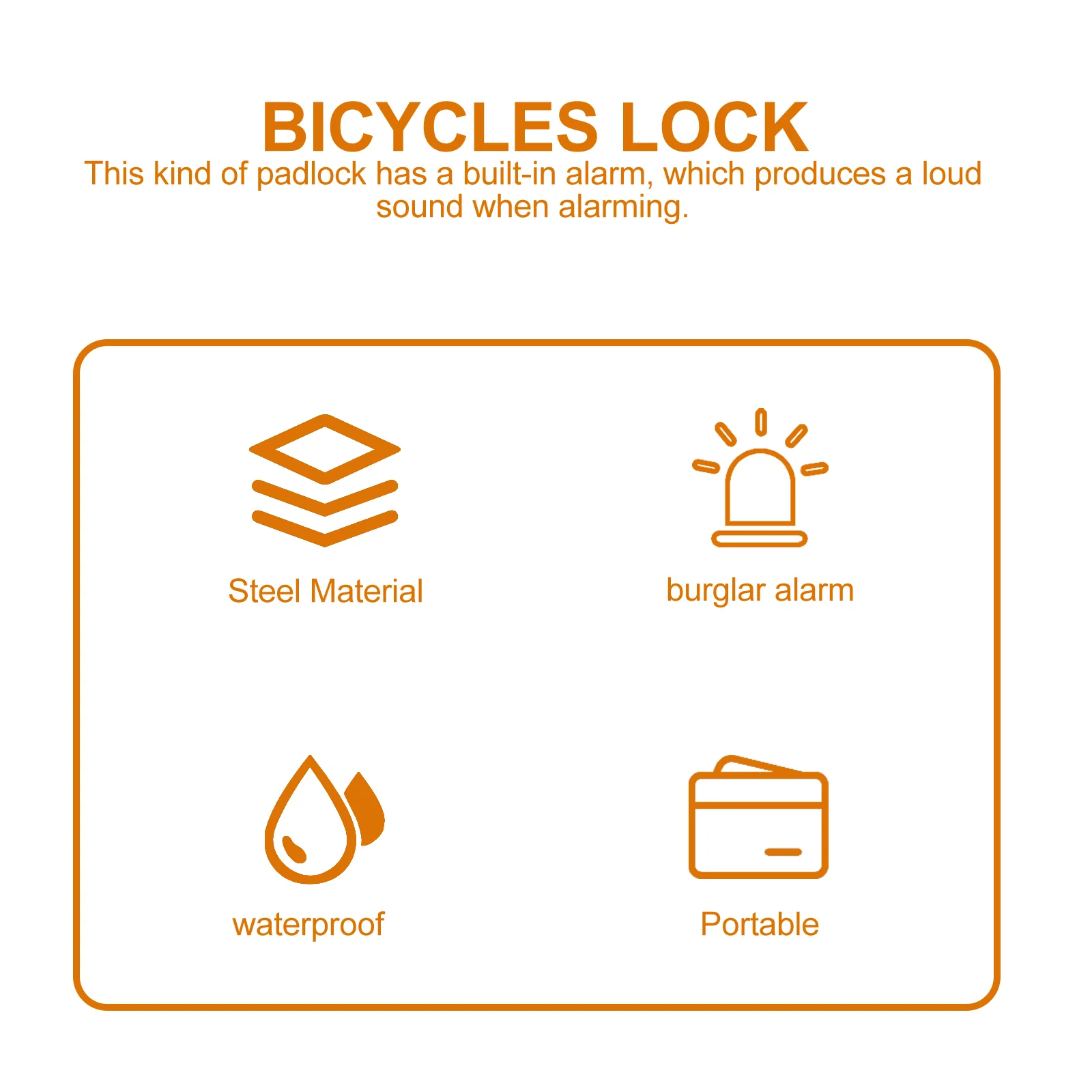 Водонепроницаемый замок дискового тормоза для мотоцикла стальная проволока