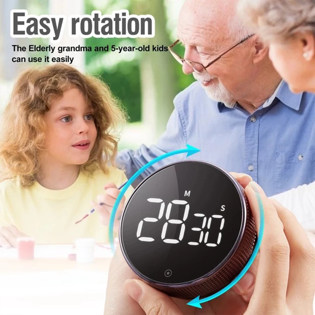 

Kitchen Timer Household Timing Devices Battery-operated Electronic Countdown Device Time Reminding Equipment Type 2