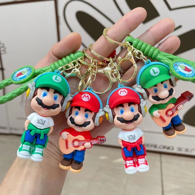 Новинка брелок для ключей в стиле Super Mario Bros Модная креативная подвесная сумка