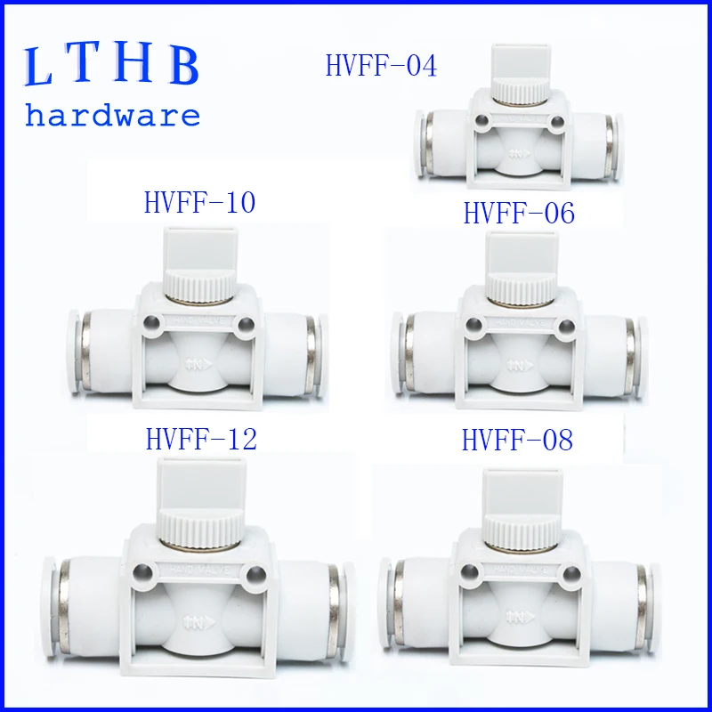 

Pneumatic Throttle Valve HVFF White Premium Flow Control Air Tube Connector 6mm 8mm 10mm Pipe Valves Switch Regulation Tools
