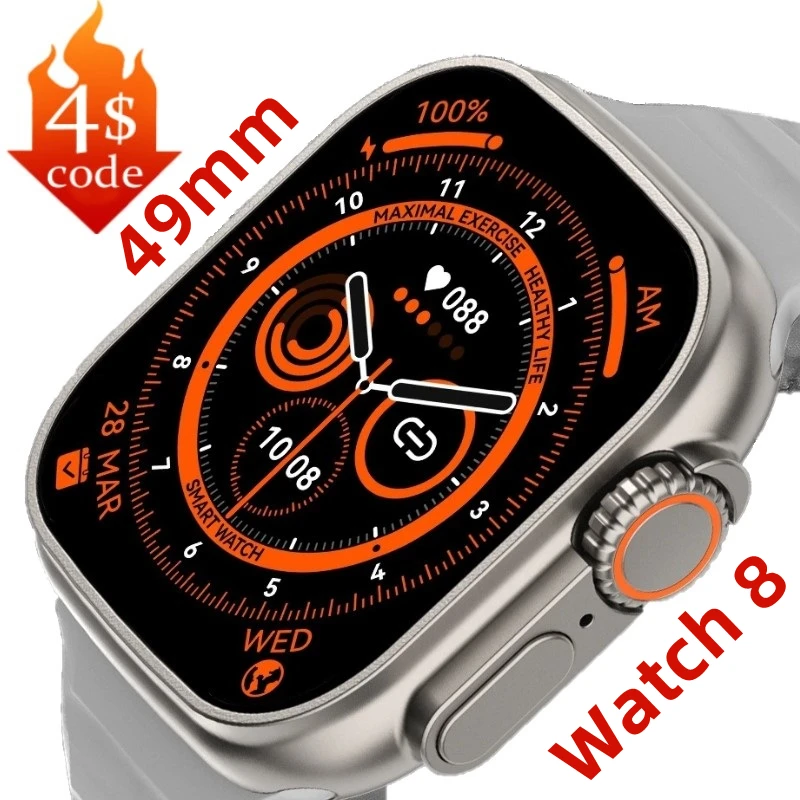 

HUAWEI Smart Watch 8 Ultra Series8 NFC GPS Wireless Charging Smartwatch Bluetooth Calls Watches Fitness Bracelet Custom